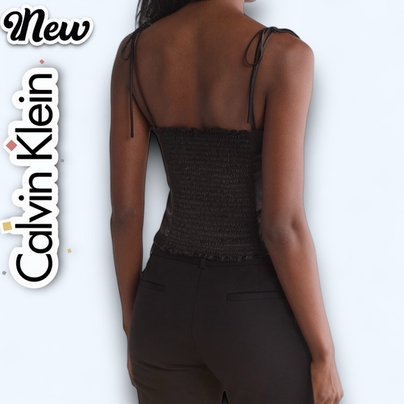 New Calvin Klein Satin Camisole black - Picture 2 of 9